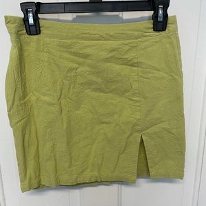 Green skirt